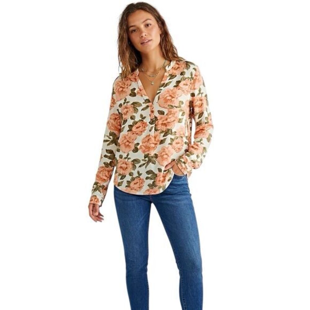 Reformation Womens Blouse XS Floral Cottagecore Cottage Bohemian Boho Romantic